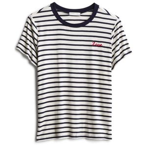 Emory Park - Caralynn "Love" Embroidery Knit Top